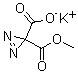 CAS # 76429-92-0, 3H-Diazirine-3,3-dicarboxylic acid monomethyl ester potassium salt