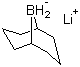 Lithium 9-borabicyclo[3.3.1]nonane hydride molecular structure (CAS 76448-08-3)