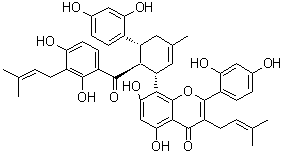 structure of CAS# 76472-87-2, Moracenin A
