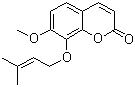 CAS # 76474-93-6, 7-Methoxy-8-[(3-methyl-2-buten-1-yl)oxy]-2H-1-benzopyran-2-one