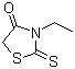CAS # 7648-01-3, 3-Ethylrhodanine, 3-Ethyl-2-thioxo-1,3-thiazolidin-4-one