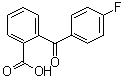 structure of CAS# 7649-92-5, 2-(4-Fluorobenzoyl)benzoic acid