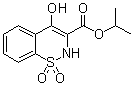 CAS # 76508-35-5, Piroxicam Impurity I, 4-Hydroxy-2H-1,2-benzothiazine-3-carboxylic acid 1-methylethyl ester 1,1-dioxide, NSC 642708