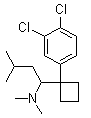 CAS # 766462-77-5, 1-(3,4-Dichlorophenyl)-N,N-dimethyl-alpha-(2-methylpropyl)-cyclobutanemethanamine