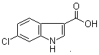 structure of CAS# 766557-02-2, 6-氯吲哚-3-甲酸