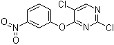 structure of CAS# 76661-24-0, 2,5-二氯-4-(3-硝基苯氧基)嘧啶