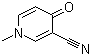 CAS # 767-98-6, Mallorepine, 1,4-Dihydro-1-methyl-4-oxo-3-pyridinecarbonitrile