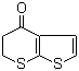 5,6-Dihydro-4H-thieno[2,3-b]thiopyran-4-one molecular structure (CAS 7675-04-9)