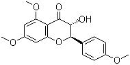 structure of CAS# 76792-94-4, (2R,3R)-2,3-二氢-3-羟基-5,7-二甲氧基-2-(4-甲氧基苯基)-4H-1-苯并吡喃-4-酮
