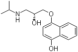 CAS 登录号：76792-97-7, 4-[(2R)-2-羟基-3-[(1-甲基乙基)氨基]丙氧基]-1-萘酚