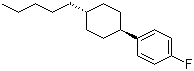 trans-4'-Pentylcyclohexyl-4-fluorobenzene molecular structure (CAS 76802-61-4)