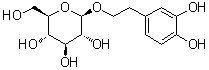 3,4-Dihydroxyphenethyl glucoside molecular structure (CAS 76873-99-9)