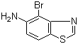 5-Amino-4-bromobenzothiazole molecular structure (CAS 769-19-7)