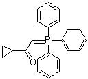 structure of CAS# 7691-76-1, 1-Cyclopropyl-2-(triphenylphosphoranylidene)ethanone