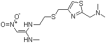 structure of CAS# 76963-41-2, 尼扎替丁