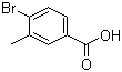 CAS 登录号：7697-28-1, 3-甲基-4-溴苯甲酸, 4-溴-3-甲基苯甲酸