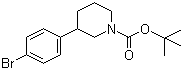 CAS # 769944-73-2, 3-(4-Bromophenyl)piperidine-1-carboxylic acid tert-butyl ester