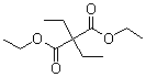 CAS # 77-25-8, Diethylmalonic acid diethyl ester, Diethyl 2,2-diethylmalonate, Diethyl 3,3-pentanedicarboxylate, Diethyl diethylmalonate, NSC 8710