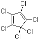 CAS # 77-47-4, Hexachlorocyclopentadiene, 1,2,3,4,5,5-Hexachlorocyclopenta-1,3-diene