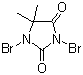 1,3-Dibromo-5,5-dimethylhydantoin molecular structure (CAS 77-48-5)
