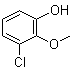 3-Chloro-2-methoxyphenol molecular structure (CAS 77102-92-2)