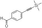 structure of CAS# 77123-57-0, 4-(Trimethylsilyl)ethynylbenzaldehyde