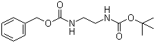 N-Cbz-N'-Boc-ethylenediamine molecular structure (CAS 77153-05-0)