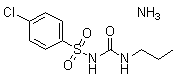 CAS 登录号：77164-68-2, 氯磺丙脲铵盐