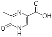 CAS # 77168-83-3, 4,5-Dihydro-6-methyl-5-oxo-2-pyrazinecarboxylic acid