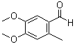 structure of CAS# 7721-62-2, 4,5-Dimethoxy-2-methylbenzaldehyde