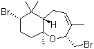(2R,5aS,7S,9aS)-7-Bromo-2-(bromomethyl)-2,5,5a,6,7,8,9,9a-octahydro-3,6,6,9a-tetramethyl-1-benzoxepin molecular structure (CAS 77249-85-5)