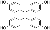 1,1,2,2-Tetrakis(4-hydroxyphenyl)ethane molecular structure (CAS 7727-33-5)