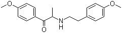 structure of CAS# 773045-10-6, 2-(4-甲氧基苯乙胺基)-1-(4-甲氧基苯基)丙基-1-酮