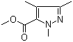 1,3,4-Trimethyl-1H-pyrazole-5-carboxylic acid methyl ester molecular structure (CAS 773136-70-2)