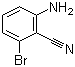 structure of CAS# 77326-62-6, 2-氨基-6-溴苯腈