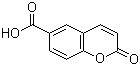 structure of CAS# 7734-80-7, Coumarin-6-carboxylic acid
