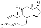 CAS # 7738-93-4, Androsta-1,4-diene-3,11,17-trione, 1-Dehydroadrenosterone, NSC 82849, delta1-Adrenosterone