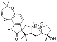 CAS # 77392-58-6, Paraherquamide, (1'S,6'R,7'R,8R,9'S)-6'-hydroxy-4,4,6',10',10',13'-hexamethylspiro[10H-[1,4]dioxepino[2,3-g]indole-8,11'-3,13-diazatetracyclo[5.5.2.01,9.03,7]tetradecane]-9,14'-dione