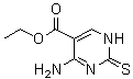 CAS # 774-07-2, 4-Amino-1,2-dihydro-2-thioxo-5-pyrimidinecarboxylic acid ethyl ester, NSC 9308