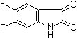 CAS # 774-47-0, 5,6-Difluoroisatine, 5,6-Difluoro-1H-indole-2,3-dione, 5,6-Difluoroindole-2,3-dione, 5,6-Difluoroisatin