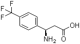 structure of CAS# 774178-39-1, (R)-3-氨基-3-(4-三氟甲基苯基)丙酸