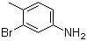3-Bromo-4-methylaniline molecular structure (CAS 7745-91-7)