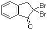 structure of CAS# 7749-02-2, 2,2-二溴-1-茚满酮