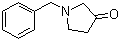 1-Benzyl-3-pyrrolidinone molecular structure (CAS 775-16-6)
