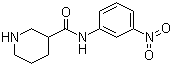 CAS 登录号：775282-63-8, N-(3-硝基苯基)哌啶-3-甲酰胺