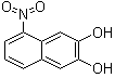 structure of CAS# 77542-54-2, 5-硝基-2,3-萘二酚