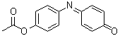 4-[[4-(Acetyloxy)phenyl]imino]-2,5-cyclohexadien-1-one molecular structure (CAS 7761-80-0)