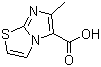 structure of CAS# 77628-51-4, 6-甲基咪唑并[2,1-b][1,3]噻唑-5-甲酸
