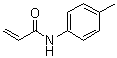 structure of CAS# 7766-36-1, N-(4-Methylphenyl)acrylamide