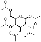 CAS # 7772-79-4, 2-Acetamido-1,3,4,6-tetra-O-acetyl-2-deoxy-beta-D-glucopyranose